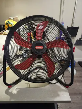 Hf-18p Hyper Wind 18 Inch 3-speed High Velocity Heavy Duty Metal Industrial Floor Fan Quiet