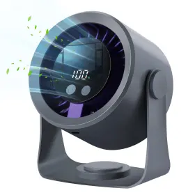 Ff18 Hywecy Desktop Circulation Fan 360 Rotation&1-120speeds Rechargeable Small Fans For