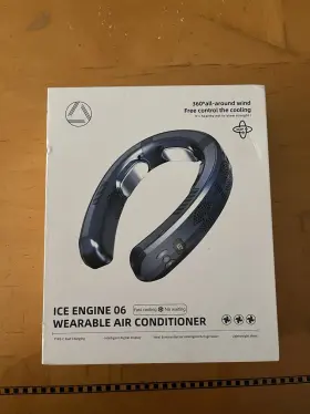 X00fg1006 Ice Engine 06 Wearable Air Heat Conditioner Neck Digital Display White
