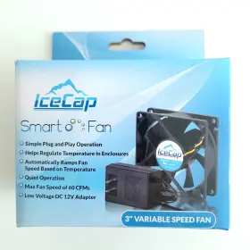 Ice-sfan3 Icecap 3 Inch Smart Fan New In Box