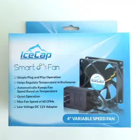 Ice-sfan4 Icecap 4 Inch Smart Fan Rdh 1225b New In Box