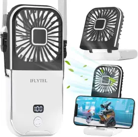 If3000 Iflytel Portable Mini Fan Black Foldable Personal Handheld White