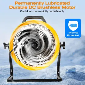 1139 Iliving 850028393925 12 Inch Low Noise Turbo Fan Cfm 3-speed Portable Air Circulator For Off #3