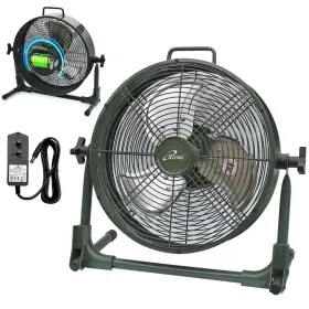 Iliving B0c3wpdtwz 12 Rechargeable Battery Operated Camping Floor Fan High Velocity