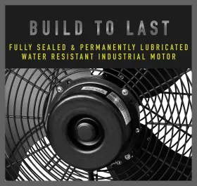 Ilg8e1415 Iliving Wall Mounted Variable 14 Inches Speed Indoor/outdoor Weatherproof Fan Indust #2