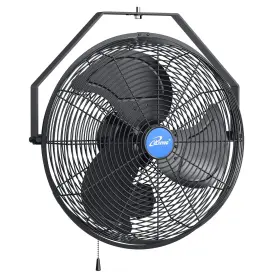 Ilg8e1415 Iliving Wall Mounted Variable 14 Inches Speed Indoor/outdoor Weatherproof Fan Indust