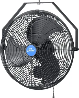 Ilg8e18-15 Iliving 18 Inch Wall Mounted Variable Speed Indoor/outdoor Weatherproof Fan