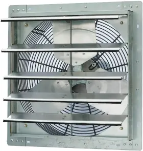 Ilg8sf18s Iliving 18 Inch Wall Mounted Shutter Exhaust Fan - Automatic Single Speed V