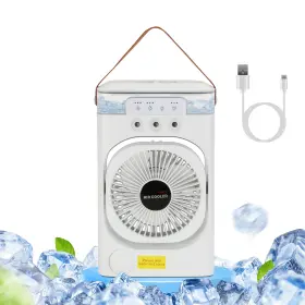 Imountek 730056001699 4 In 1 Battery Powered Air Conditioner With Usb For Room Office Camping