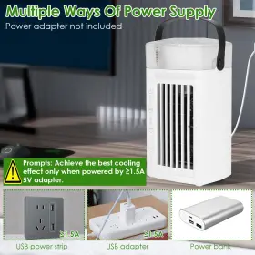 Imountek 737547582569 4 In 1 Air Conditioner Fan Portable Evaporative Cooler Water Mist Summer Coolfan #3
