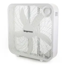 Im720bx Impress 20-inch 3-speed Box Fan In White