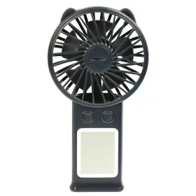 Inc 445018437432 Small Fan With Led And Mirror Deep Navy Blue