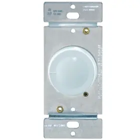 3557080 Interline Brands Ceiling Fan Control 2 Pack Fully Variable Rotary Switch Speed White New