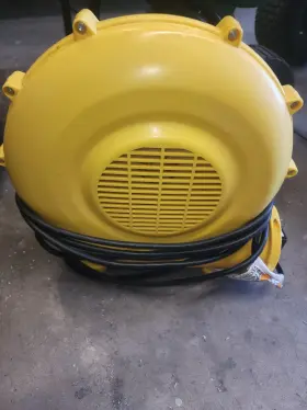 Br-20 Intertek Outdoor Inflatable Electric Blower Fan For Bounce Houses Yellow 120v 60hz