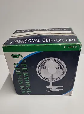 Cpt-6 Intertek 6 Inch Clip Fan With Base 2 In 1 And Desk Ctp -