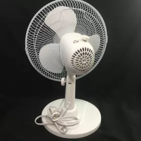 Ft30-6k Intertek Hawaiian Breeze 3-speed White Oscillating Fan Desk Model #3