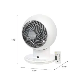 Iris 762016483313 Usa Woozoo Fan With Remote Oscillating Desk Table Air Circula #2
