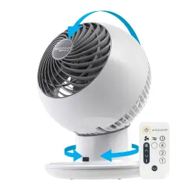 Iris 762016483313 Usa Woozoo Fan With Remote Oscillating Desk Table Air Circula