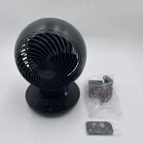 Iris 762016500744 Usa Woozoo Air Circulator Oscillating 8 Speeds Small Fan Black