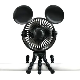 2936dis J.l. Childress Disney Baby Mickey Mouse Stroller Fan Tripod Medium Black
