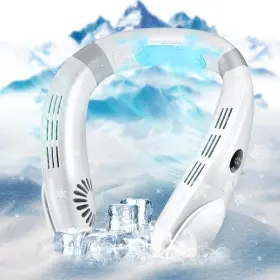 K009 Jawhock Neck Fan With Cooling Plate Air Conditioner 4400mah Rechargea