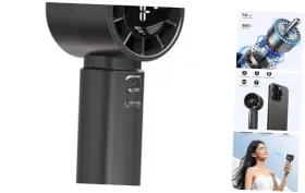 Fy-8002 Jiangmen Fengyi Technology Co. Ltd Portable Handheld Fan - High-speed Cooling Brushless Usb Rechargeable