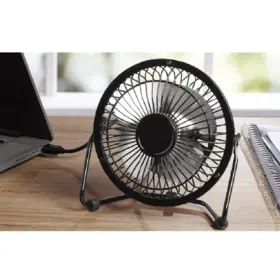 Sfc-100br-c Jiangmen Keye Electric Appliances Mfg. Co. Ltd. New 4 Inch Personal Metal Usb Powered Desktop Fan Black