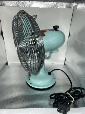 Sfdr0-200bptm Jiangmen Keye Retro Small Table Portable Fan 3 Speeds Heavy Quality Made Runs Quietly #2