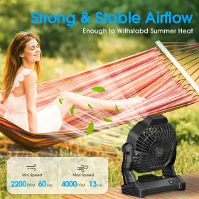 Jinlicte 739319039127 Camping Fan With Led Lantern 20000 Mah 9 Inch Rechargeable Battery Powered F #3