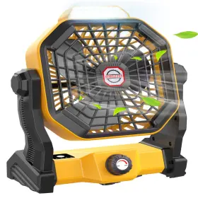 Jinlicte B0djslrjxc Portable Camping Fan Rechargeable Battery Powered Tent Fans For Camp