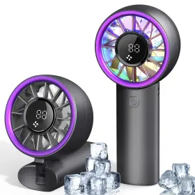 Hf17 Jinlicte Portable Handheld Turbo Fan 5000mah High Speed Rechargeable Personal Hand Fa