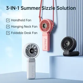 Life7 Jisulife 445017238283 Handheld Fan 2024 Powerful Portable With Led Display 3600mah #2