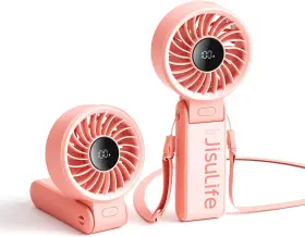 Life7 Jisulife 445017238283 Handheld Fan 2024 Powerful Portable With Led Display 3600mah