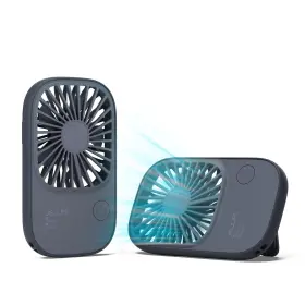 7.8x2.1x13.2cm Jisulife 744581689307 Handheld Mini Lash Fan With Bracket Small Blue
