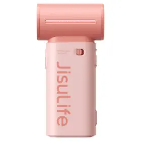 94718586 Jisulife 3600mah Portable High Speed Life 9 Pocket Fan Pink