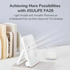 B09nd7l32g Jisulife Small Desk Fan Battery Operated 180 Foldable Portable 4 #2