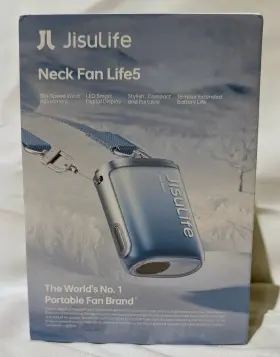 Fnl05robu Jisulife Neck Fan Life5 - Compact Portable Blue New