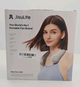 Jesirfa12wh Jisulife Portable Neck Fan Gray