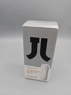 Life8 Jisulife Original Handheld Fan 4500mah Flashlight Power Bank - White
