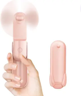 Jkjoy 705353364853 Mini Handheld Fan Portable Hand With Usb Rechargeable 2000 Mah Battery Ope