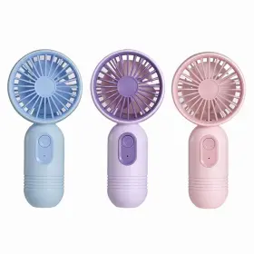 Jodno 765026613374 Mini Portable Fan 3 Pack Cute Handheld Battery Operated Lightweight Small Pe