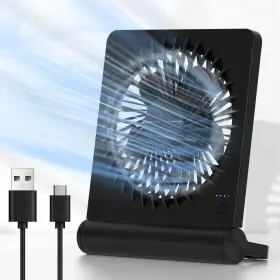 Jostry 445019688635 Desk Fan Usb Powered With 3 Speeds Adjustable Strong Wind Ultra Quiet Mini Pers