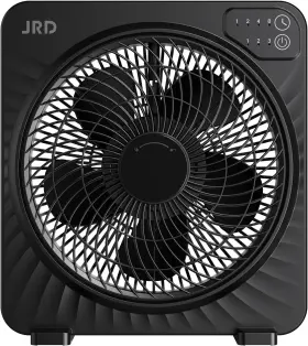 Fb2501m Jrd Box Fan 15h Timer Strong Wind Desktop For Home