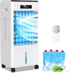 Jtqong 313027380308 Portable Air Conditioners 3-in-1 Evaporative Cooler With Remote Fast Coolin