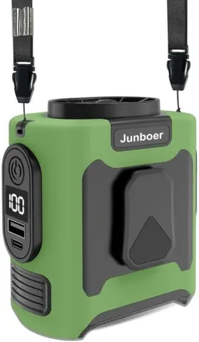 Junboer 726084138889 Portable Waist Fan Belt Wearable - Clip On