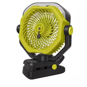 Justincity 705353148705 Portable Misting Fan With 12oz Mist Digital Display Remote Timer Led Light 5 Spe