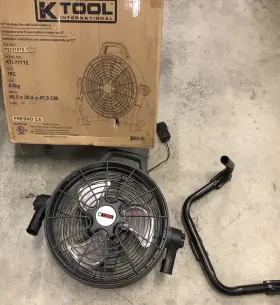 Kti77712 K Tool International 12 Inch Cordless Fan With Built-in Battery