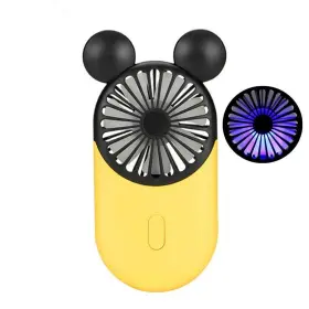 Kbinter 053523655899 Cute Personal Mini Fan Handheld And Portable Usb Rechargeable With Beautif