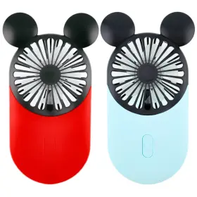 Kbinter 053523657244 Cute Personal Mini Fan Rechargeable Handheld Usb 3 Adjustable Wind Spee