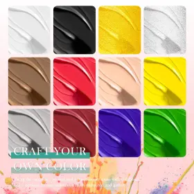 Knf150ubk Keynice 12 Colors Painting Gel Nail Polish Kit With Drawing Brush #2